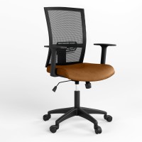 Крісло офісне поворотне Новий Стиль STILO SL PL64 OH-5 ECO-13 (Коричневий) (NWS-126872)