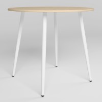 Обідній стіл Новий Стиль MODERN LITE WHITE (18) D900х750 4L Береза полярна (NWS-131361)