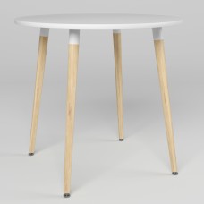 Обідній стіл Новий Стиль MODERN WOOD WHITE (19) D800 4L WHITE/Бук ЛАК 1.018 (NWS-131421)