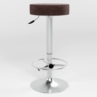 Стілець барний Новий Стиль TACO HOKER CHROME (BOX-1) SORO-28 (Світло-коричневий) (NWS-122273)