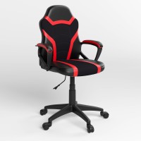 Детское поворотное Новый Стиль кресло FIXY GTP PL51 ECO-30/ECO-90 (Черный/Красный) (NWS-123794)