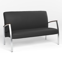Диван офісний Новий Стиль INCANTO DUO (S) ECO-30 (Чорний) (NWS-122785)