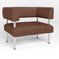 Крісло офісне Новий Стиль OFFICE ECO-21 (Темно-коричневий) (NWS-122825)