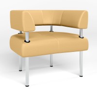 Крісло офісне округле Новий Стиль OFFICE ECO-01 (Бежевий) (NWS-122855)