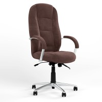Кресло офисное поворотное Новый Стиль MODUS STEEL CHROME (ANYFIX) SORO-28 (Светло-коричневый) (NWS-126496)