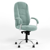 Кресло офисное поворотное Новый Стиль MODUS STEEL CHROME (COMFORT) SORO-34 (МЕНТОЛ) (NWS-126506)