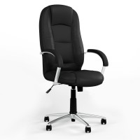 Кресло офисное поворотное Новый Стиль MODUS STEEL CHROME (TILT) ECO-30 (Черный) (NWS-126476)