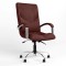 Крісло поворотне GERMES STEEL LB CHROME (ANYFIX+COMFORT) ECO-28 (Бордовий) (NWS-126107)