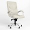 Крісло поворотне GERMES STEEL CHROME LB (COMFORT) ECO-50 (Білий) (NWS-126097)