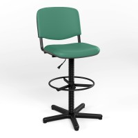 Кресло офисное поворотное Новый Стиль ISO GTS RING BASE STOPKI PM64 V-20 (Бирюзовый) (NWS-132084)
