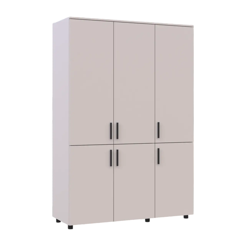 Шафа для одягу Doros Торн Кашемір 3 ДСП (полиці) 135х51.6х200 (DRS-012058)