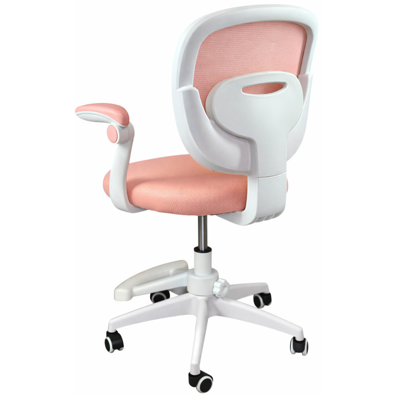 Крісло обертове дитяче з підставкою для ніг PERFECT KIDS PINK Perfect Home Рожевий (PFH-092118)