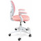 Крісло обертове дитяче з підставкою для ніг PERFECT KIDS PINK Perfect Home Рожевий (PFH-092118)