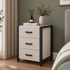 Тумба універсальна Ferrum-decor Вів'єн 3 50x41x40 чорний ДСП Кашемір 16 мм (FRD-107746)