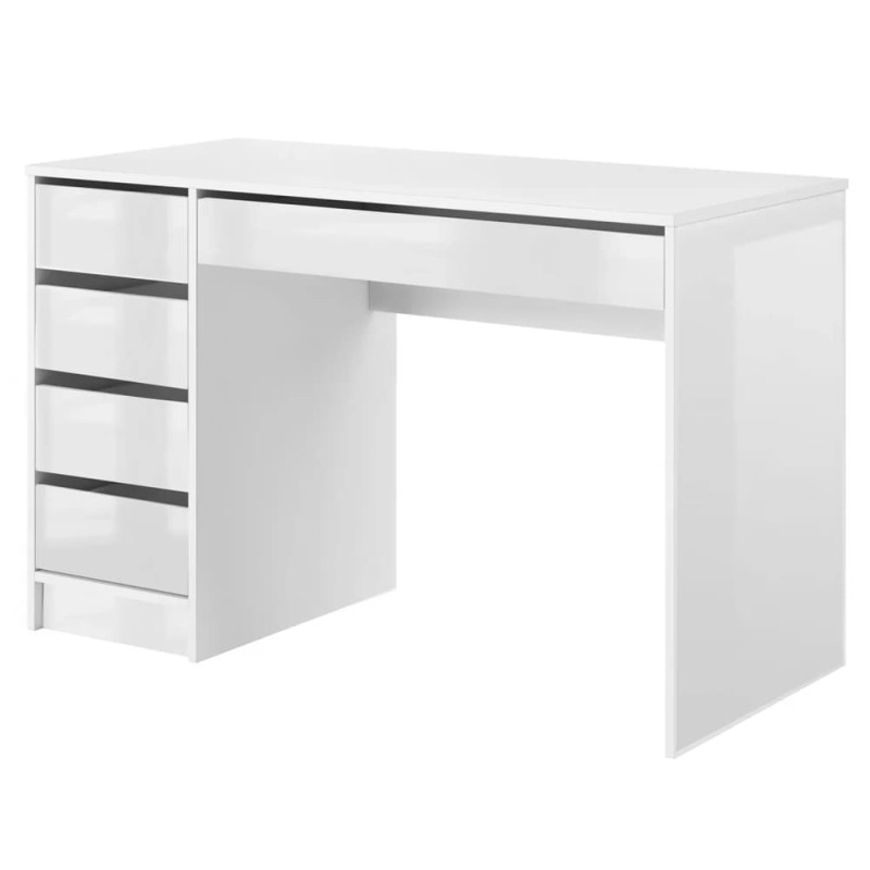 Комп'ютерний стіл Perfect Home Ada 5S/120 120x75x55 Білий глянець (PFH-091306)