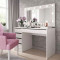 Комп'ютерний стіл Perfect Home Ada 5S/120 120x75x55 Білий глянець (PFH-091306)