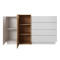 Комод Perfect Home Cube 2D4S/160 160x93,5x45,4 Білий/Дуб крафт золотий (PFH-091040)