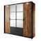 Шафа розпашна чотиридверна Perfect Home Hilton 4D2S/220 210x223,2x59 Каштан/Антрацит (PFH-091085)