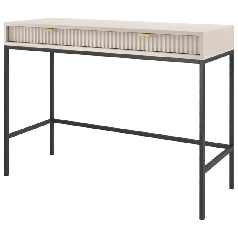 Туалетний столик з телескопічними напрямними Perfect Home Nova T104 104x77x50 см Кашемір (чорні ніжки) (PFH-091270)