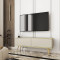 Тумба під телевізор Perfect Home Oro RTV135 2D 135х53х32 Бежевий (золоті ніжки) (PFH-091316)