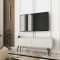 Тумба під телевізор Perfect Home Oro RTV135 2D 135х53х32 Білий (чорні ніжки) (PFH-091324)