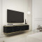 Тумба під телевізор навісна Perfect Home Oro RTV135 2D 135х30х32 Чорний мармур (PFH-091358)