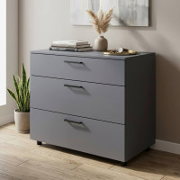 Комод Doros Торн Сірий 3Ш 90х51.6х80 (DRS-012109)