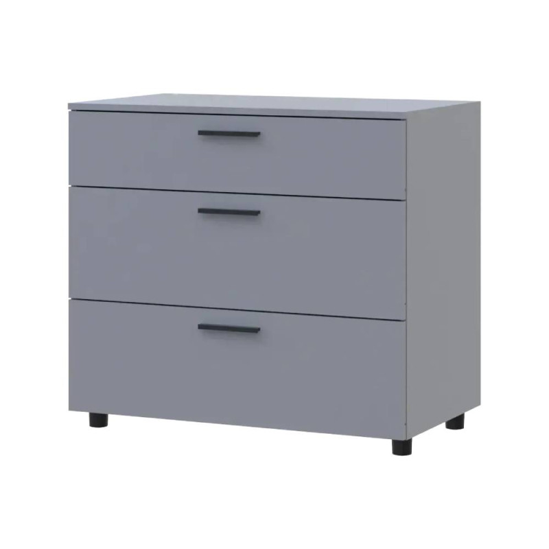 Комод Doros Торн Сірий 3Ш 90х51.6х80 (DRS-012109)