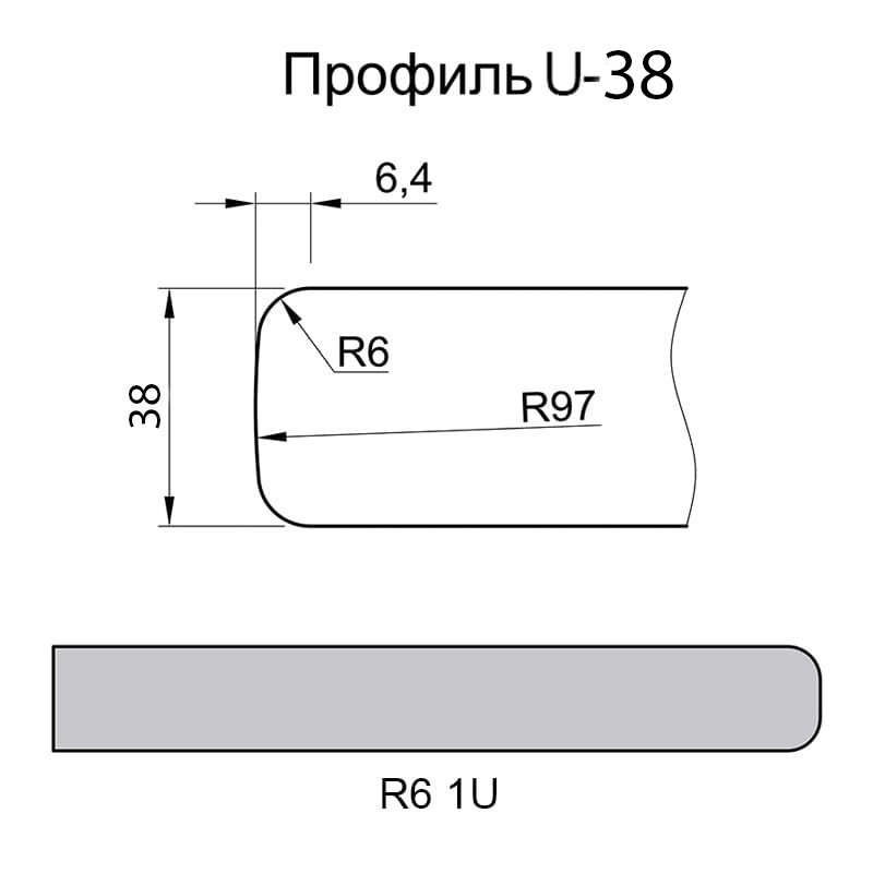 Стільниця Еверест Дуб Сонома 38 мм 2400х600мм (EVR-074663)