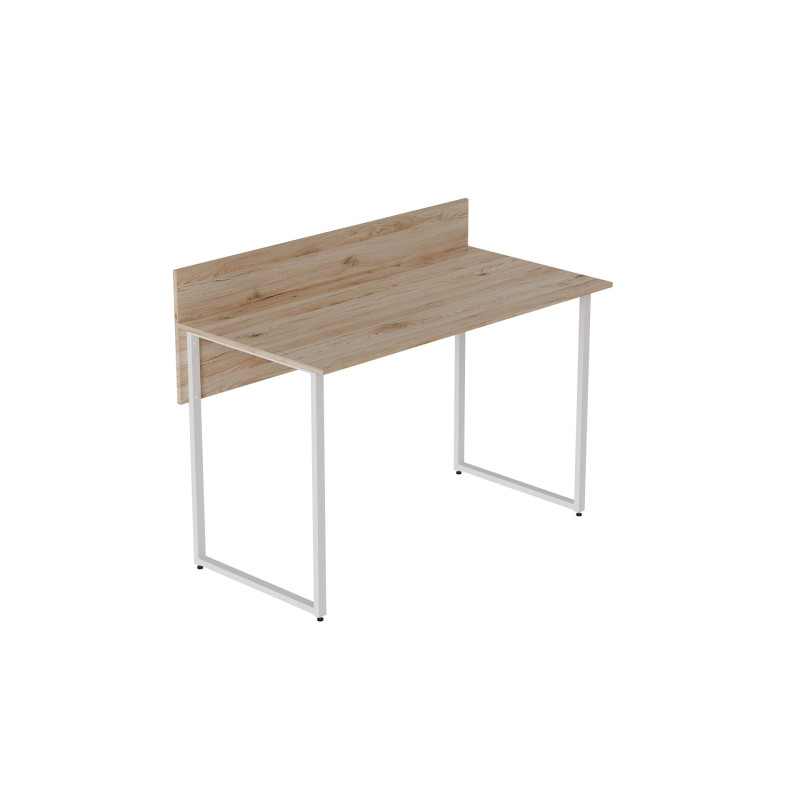Компьютерный стол Ferrum-decor Скай 75x100x60 белый ДСП Дуб Сан-Марино 16мм (FRD-101064)