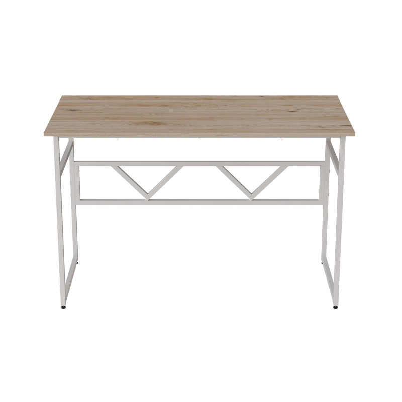 Компьютерный стол Ferrum-decor Раян 75x100x60 белый ДСП Дуб Сан-Марино 16мм (FRD-101124)