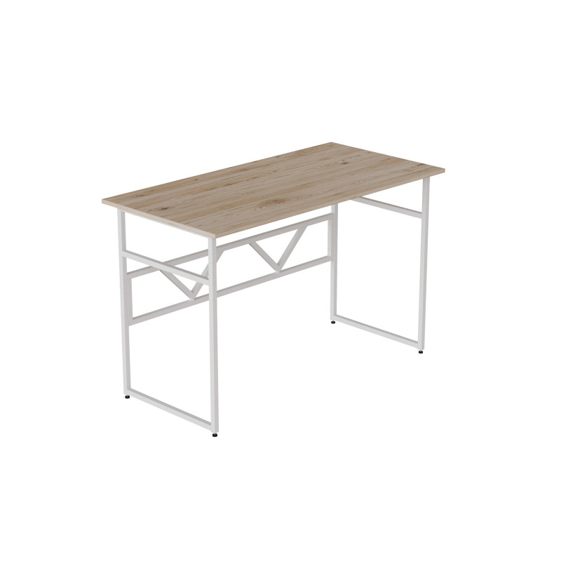 Компьютерный стол Ferrum-decor Раян 75x100x60 белый ДСП Дуб Сан-Марино 16мм (FRD-101124)