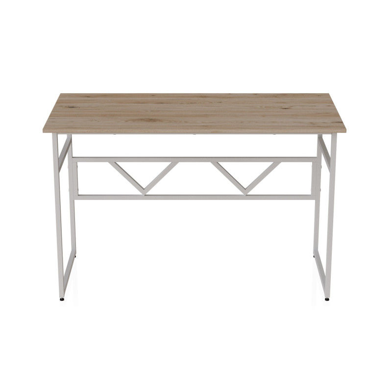 Компьютерный стол Ferrum-decor Раян 75x140x60 белый ДСП Дуб Сан-Марино 16мм (FRD-101144)