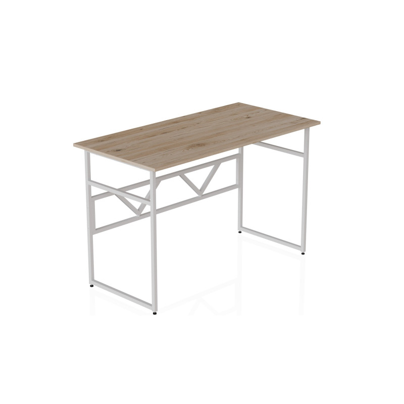 Компьютерный стол Ferrum-decor Раян 75x140x70 белый ДСП Дуб Сан-Марино 16мм (FRD-101174)