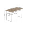 Компьютерный стол Ferrum-decor Раян 75x140x70 белый ДСП Дуб Сан-Марино 16мм (FRD-101174)
