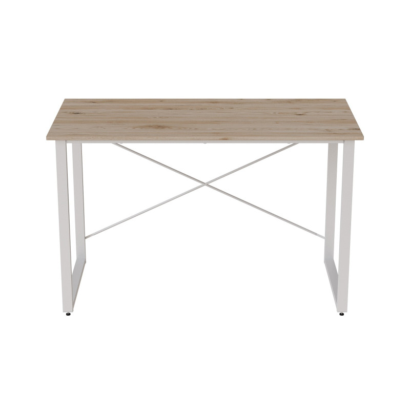 Комп'ютерний стіл Ferrum-decor Дейв 75x100x60 білий ДСП Дуб Сан-Марино 32мм (FRD-102144)