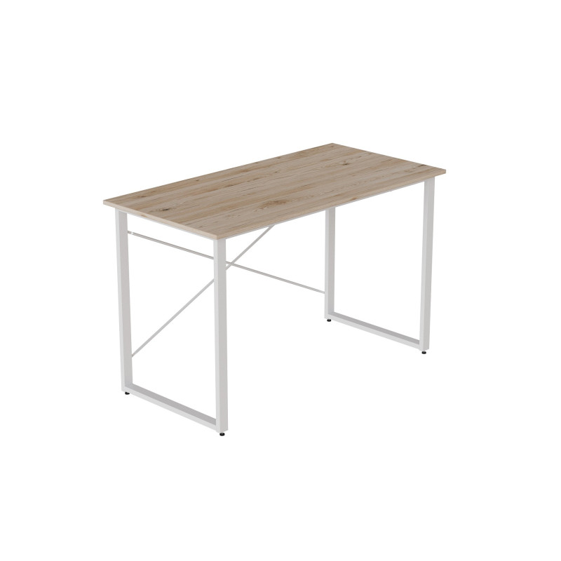 Комп'ютерний стіл Ferrum-decor Дейв 75x100x70 білий ДСП Дуб Сан-Марино 32мм (FRD-102174)