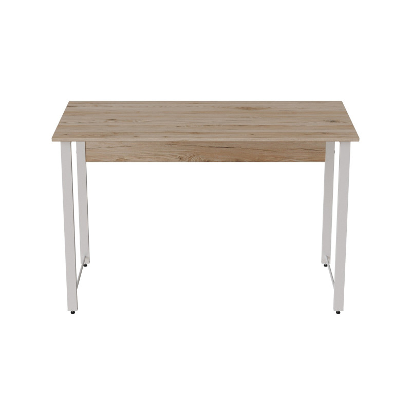 Комп'ютерний стіл Ferrum-decor Курт 75x100x70 білий ДСП Дуб Сан-Марино 32мм (FRD-102234)