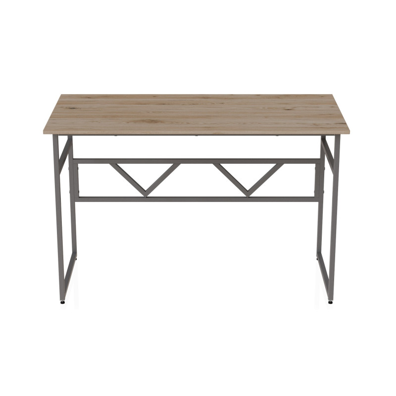 Комп'ютерний стіл Ferrum-decor Раян 75x100x70 сірий ДСП Дуб Сан-Марино 16мм (FRD-101624)