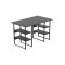 Компьютерный стол Ferrum-decor Карэн 75x120x60 черный ДСП Сосна Кембра 16мм (FRD-102044)