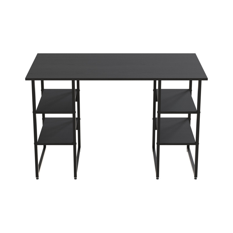 Компьютерный стол Ferrum-decor Карэн 75x120x70 черный ДСП Сосна Кембра 16мм (FRD-102064)