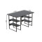 Компьютерный стол Ferrum-decor Карэн 75x140x70 черный ДСП Сосна Кембра 16мм (FRD-102074)