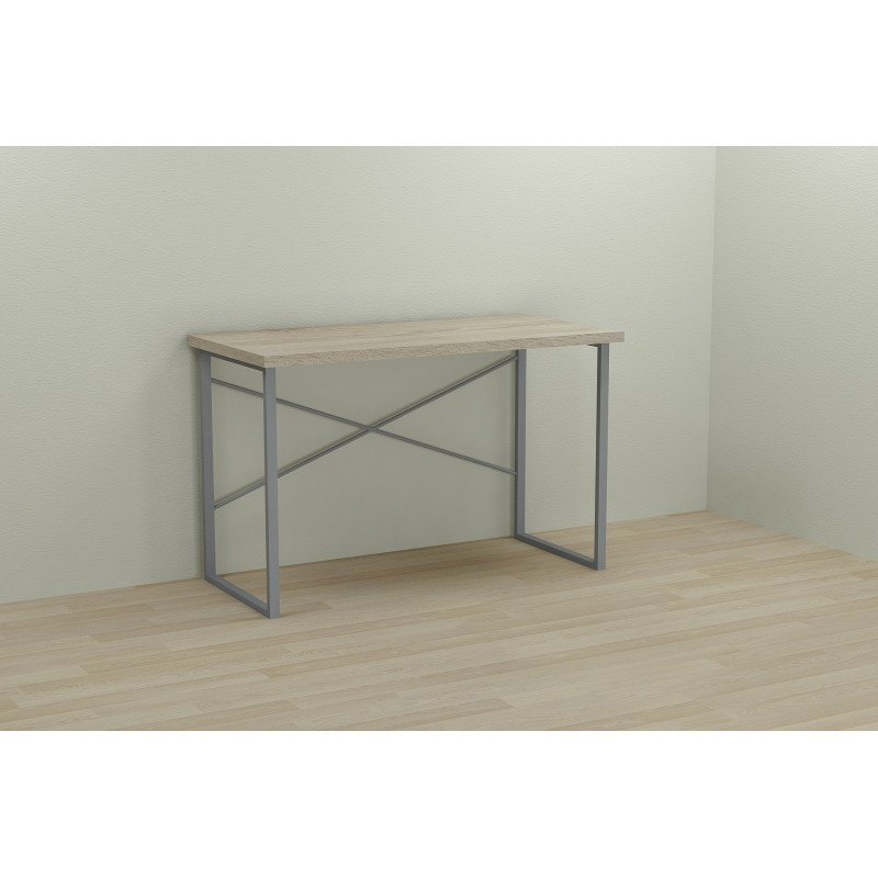 Письмовий стіл Ferrum-decor Дейв 76x120x60 сірий ДСП Дуб Сонома 32мм (FRD-102374)