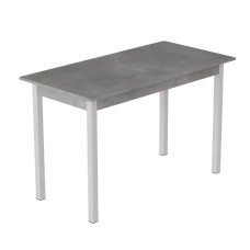 Стол кухонный Ferrum-decor Марио 75x120x60 Белый ДСП Бетон 16мм (FRD-105582)