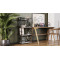 Етажерка 4/60 Ferrum-decor Серії Конект 120x60x28 чорний ДСП Бетон 16мм (FRD-105552)