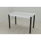 Стол кухонный Ferrum-decor Бенита 75x120x60 Черный ДСП Белое 16мм (FRD-106272)
