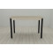 Стол кухонный Ferrum-decor Бенита 75x120x70 Черный ДСП Сонома 16мм (FRD-106282)