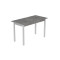 Стол кухонный Ferrum-decor Марио 75x120x60 Белый ДСП Бетон 16мм (FRD-105582)