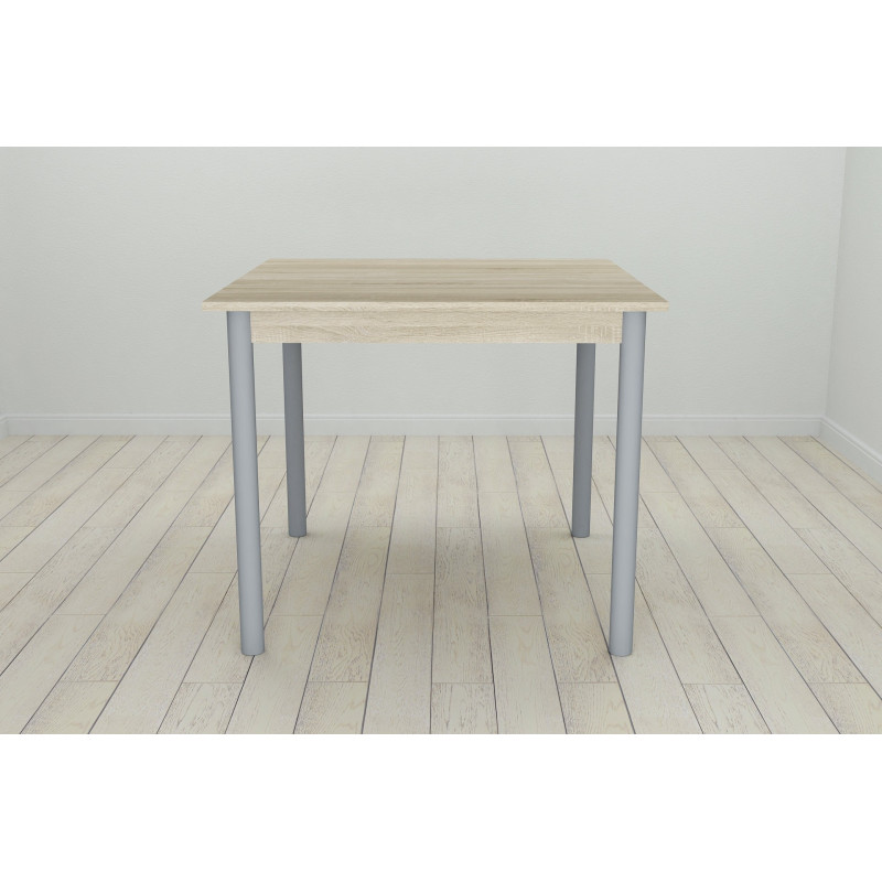 Стол кухонный Ferrum-decor Агата 75x80x80 Серый ДСП Сонома 16мм (FRD-106252)