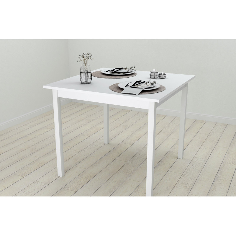 Стол кухонный Ferrum-decor Диего 75x80x80 Белый ДСП Белое 16мм (FRD-106302)